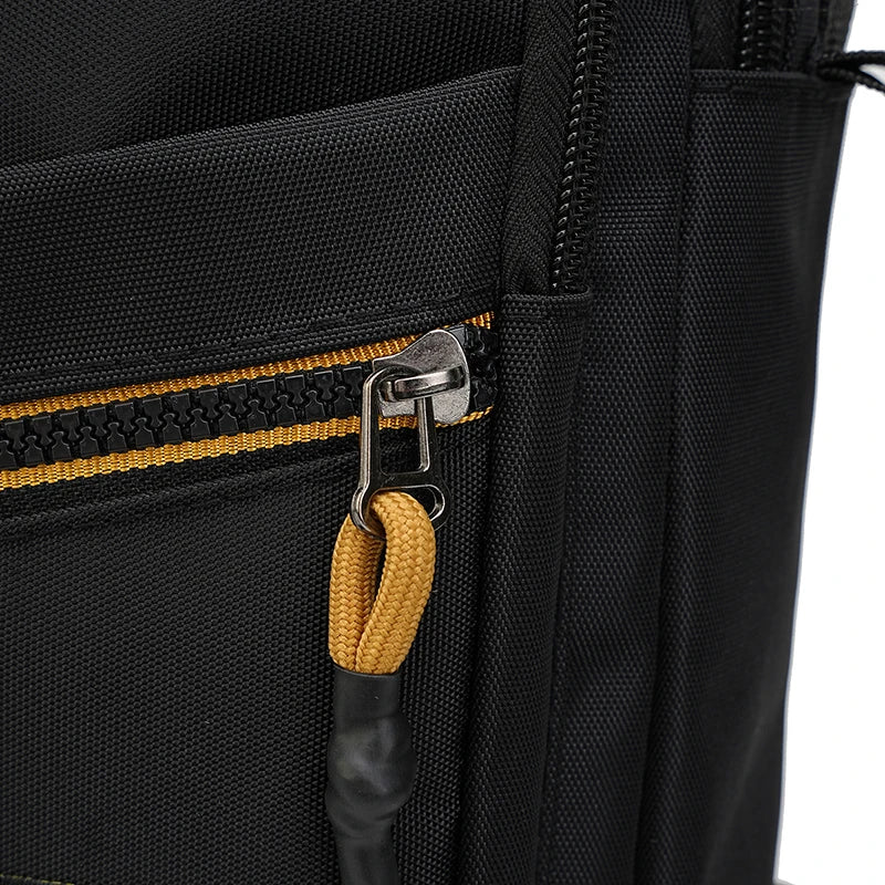 Men’s Nylon Flap Chest Bag Crossbody Sling Pack Large Capacity Travel