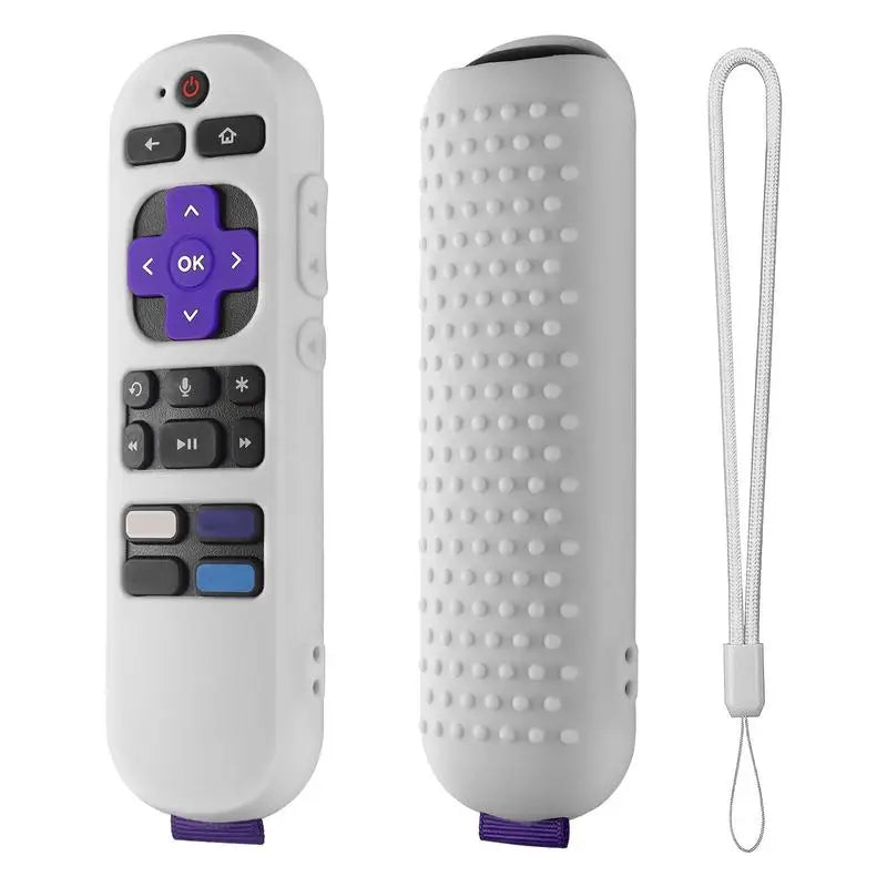 Silicone Remote Cover For Roku Express 4K+ 2023 Voice Remote Streaming Stick