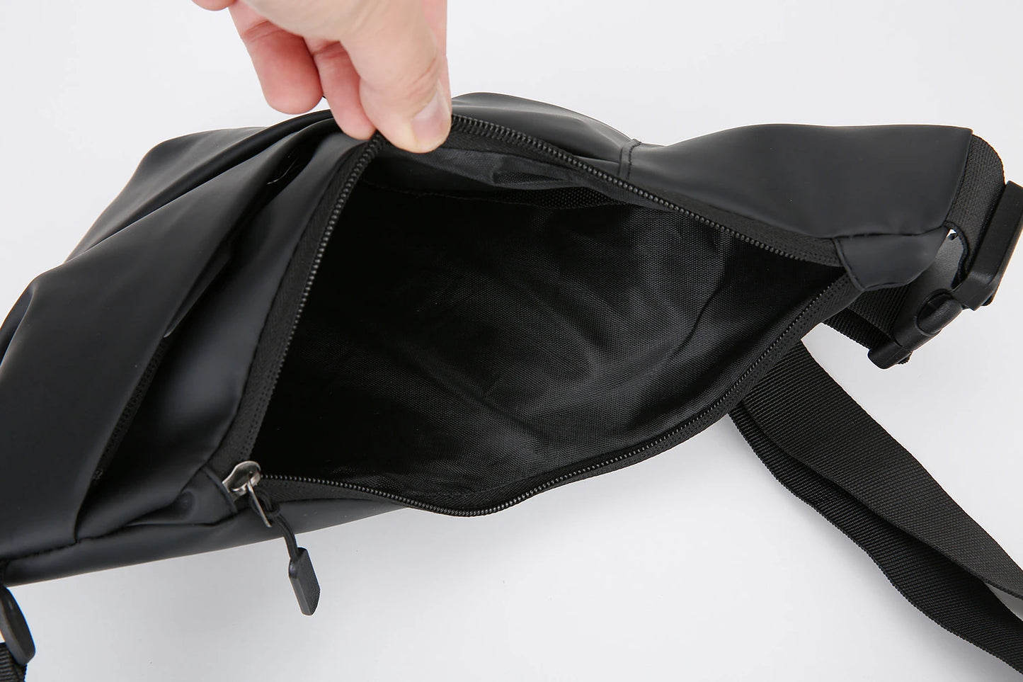 Men’s Nylon Chest Bag Crossbody Sling Pack Large Capacity Travel Sports