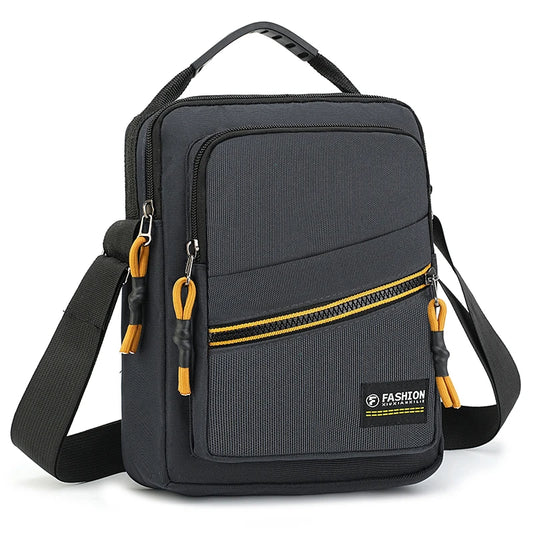 Men’s Nylon Flap Chest Bag Crossbody Sling Pack Large Capacity Travel