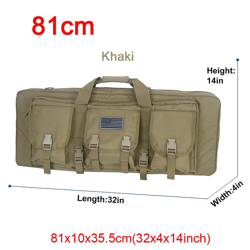 32-38 Inch Double Rifle Bag – Portable Gun Case Backpack for Shooting & Hunting