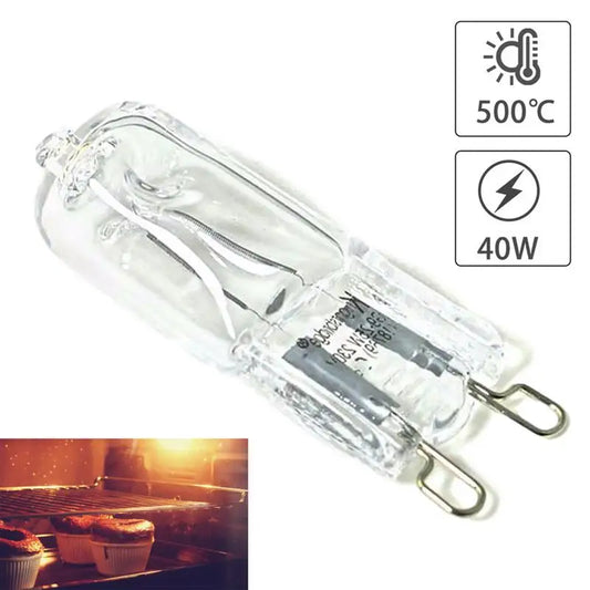 G9 40W Oven Halogen Bulb Heat Resistant 2600K Lamp for Oven Refrigerator Fan