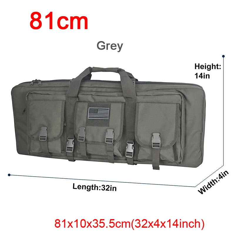 32-38 Inch Double Rifle Bag – Portable Gun Case Backpack for Shooting & Hunting