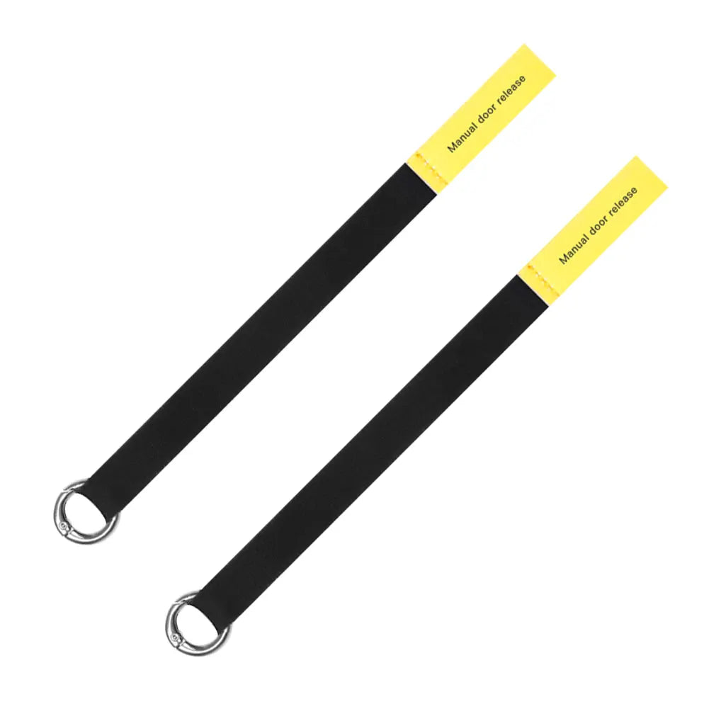 Tesla Model Y 2022‑2023 Rear Door Emergency Pull Rope Handle 2 Pack Safety Kit
