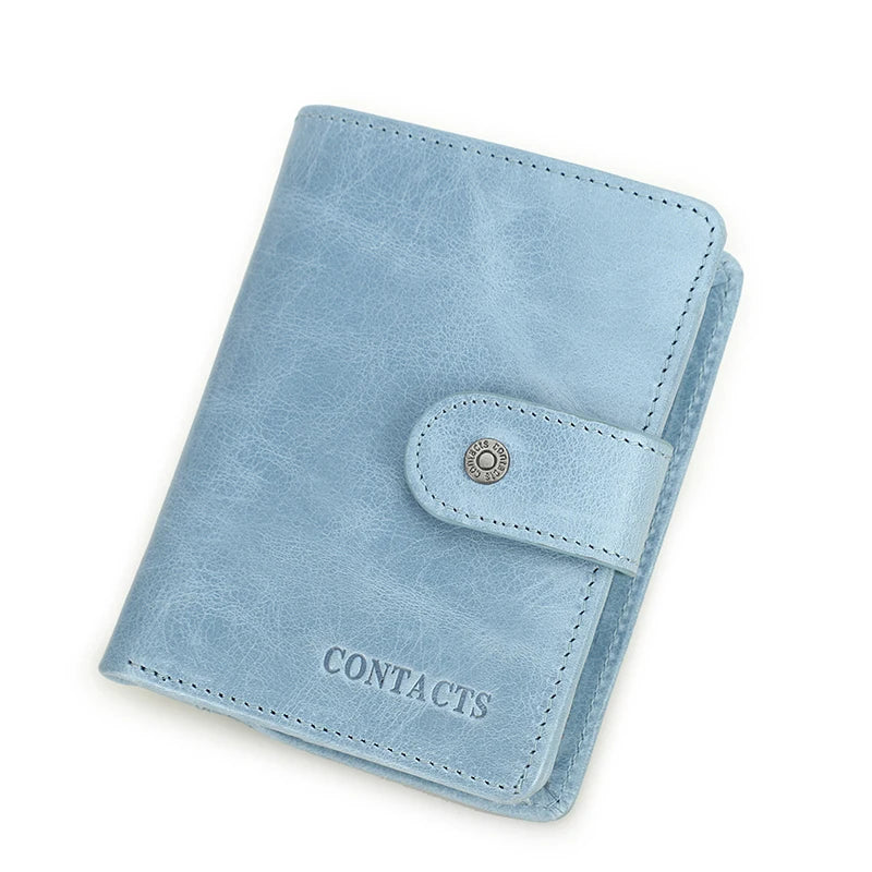 Men’s Genuine Leather RFID Wallet with Coin Pocket & Card Holder