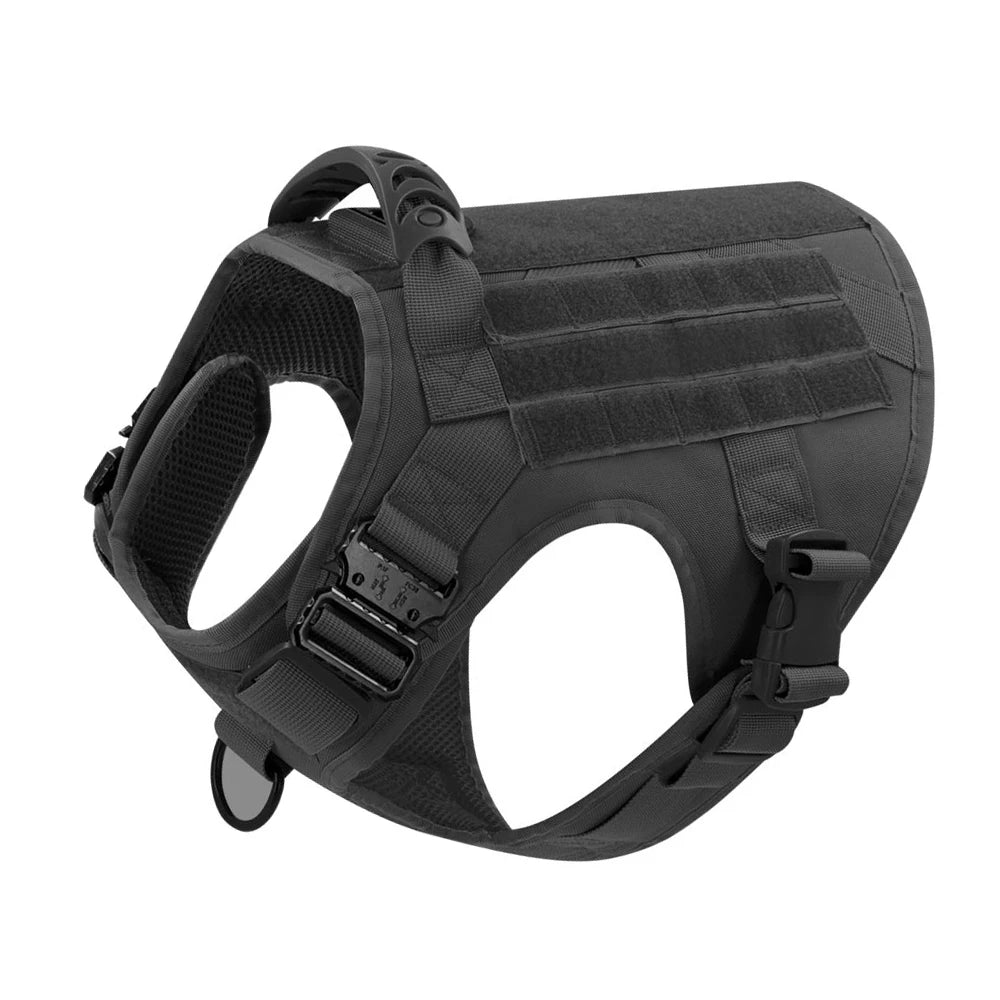 Tactical Dog Harness & Leash Set for German Shepherd Malinois Large Dogs