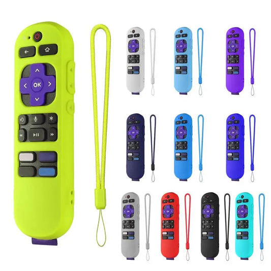 Silicone Remote Cover For Roku Express 4K+ 2023 Voice Remote Streaming Stick
