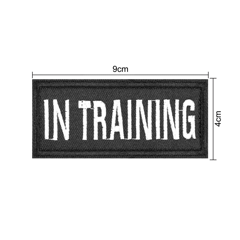12× Tactical Dog Patch Bundle Custom Name ID Patches Velcro for Harness Collar