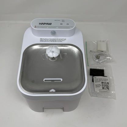 HAPAW P0018 3L Smart Cat Water Fountain WiFi 5000mAh Filterless White