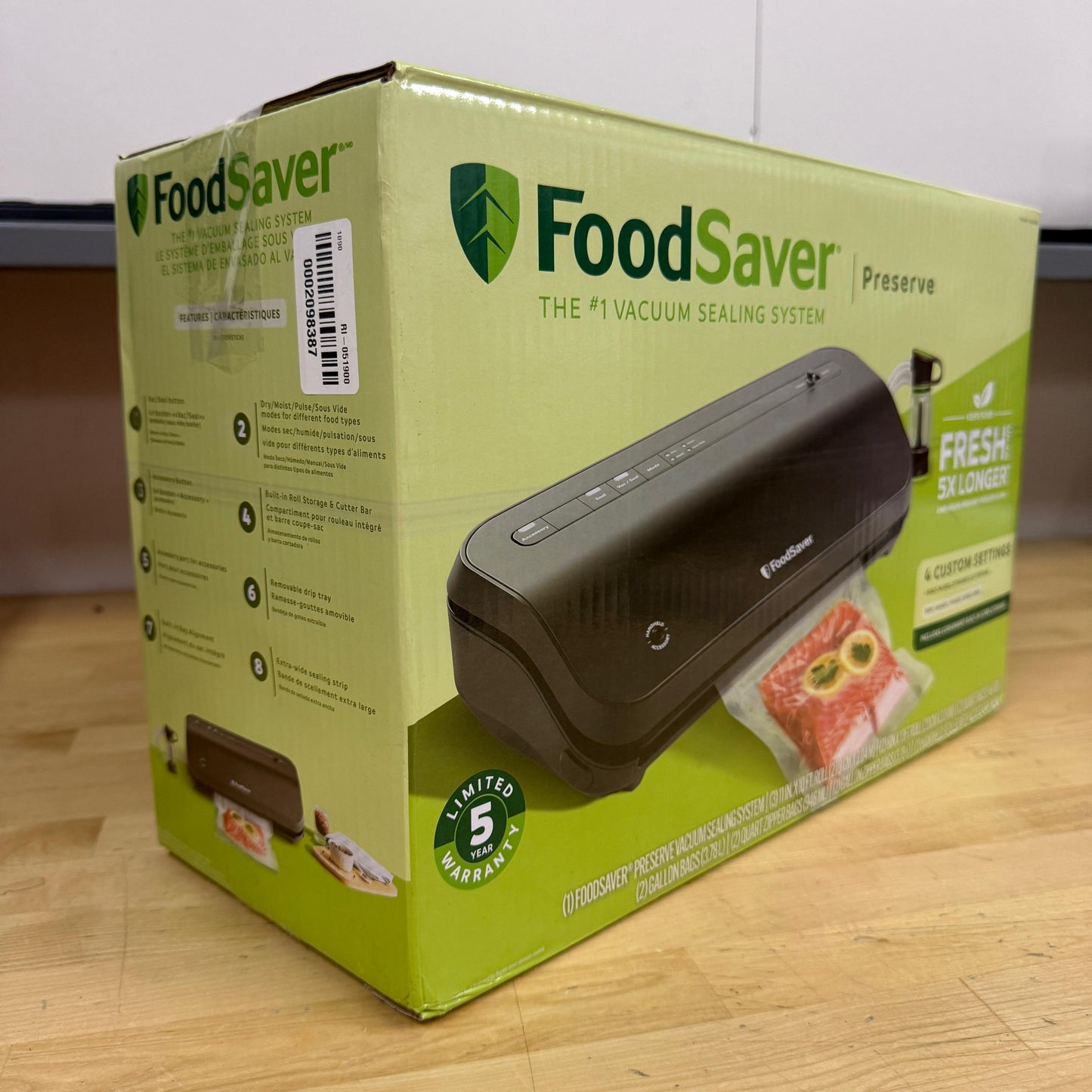FoodSaver Preserve Vacuum Sealer System w/ Handheld Sealer Bags & Rolls