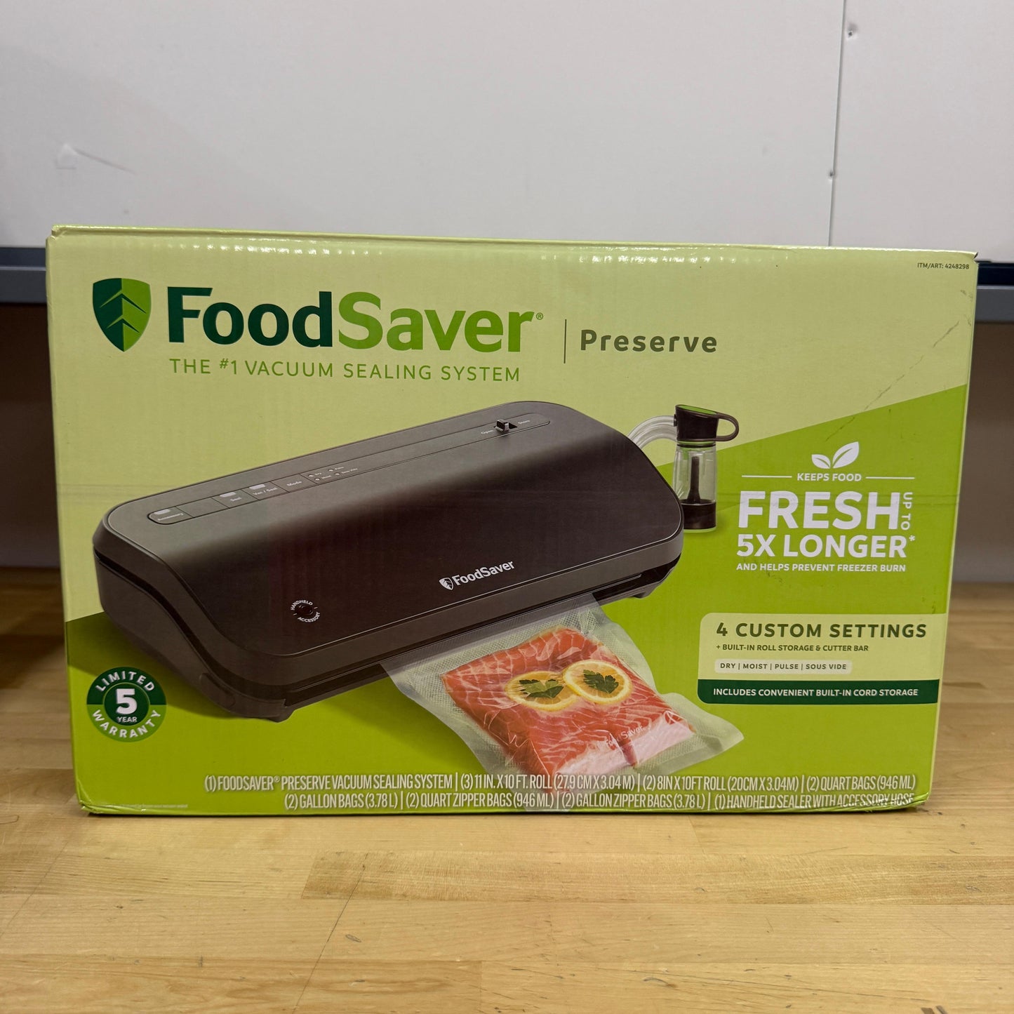 FoodSaver Preserve Vacuum Sealer System w/ Handheld Sealer Bags & Rolls