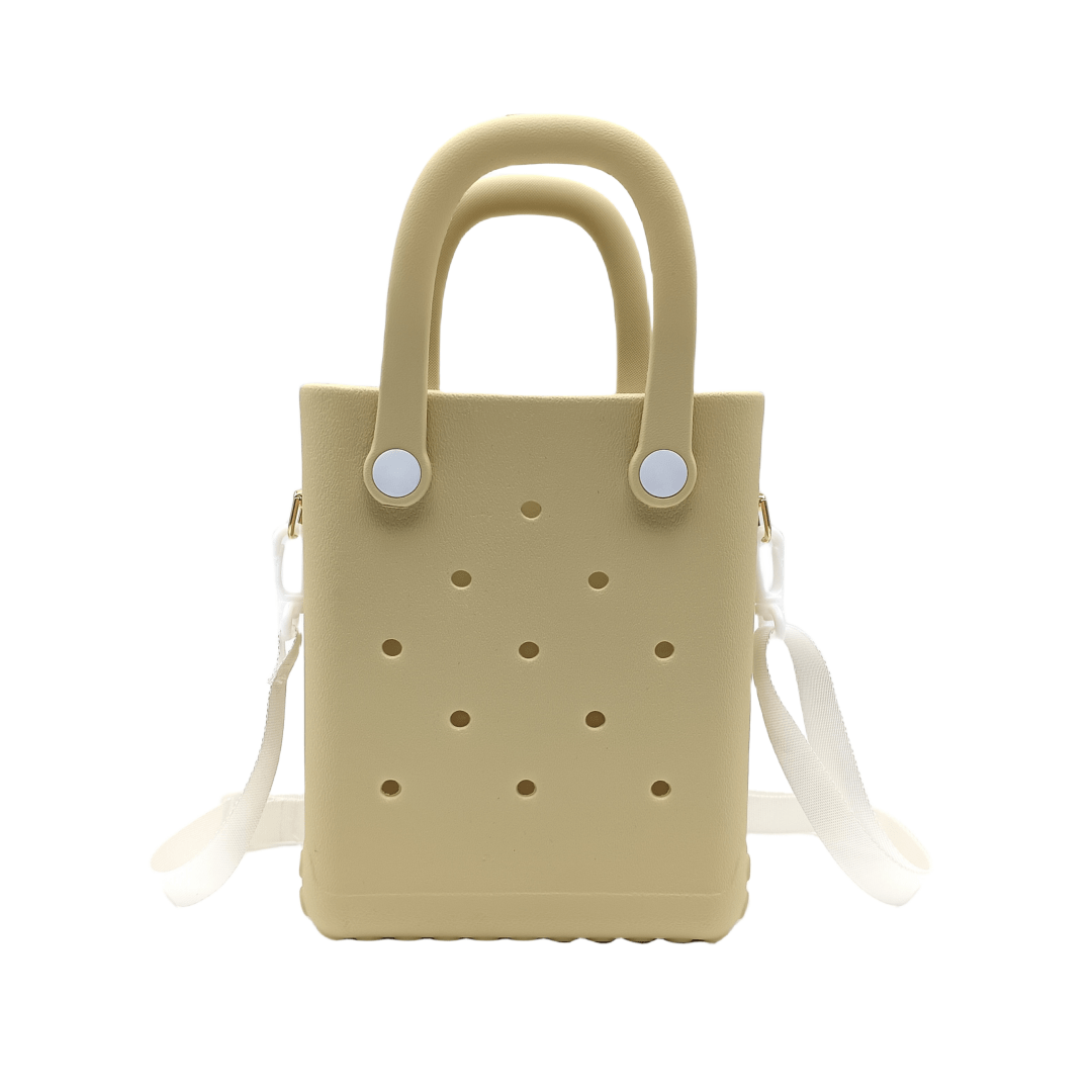 Mini EVA Beach Tote Bag with Detachable Shoulder Strap Cartoon Design