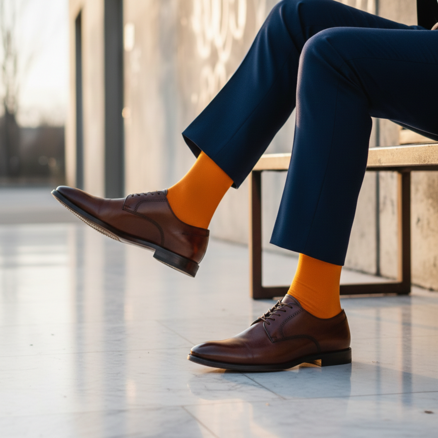 8 Pairs Men’s Bamboo Rayon Dress Socks Soft Breathable Crew Gift Box Size 8-11.5 Premium Business Formal Socks Eco-Friendly Gift for Him