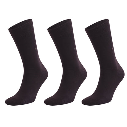 Men's Bamboo Dress Socks with Seamless Toe, Crew Length, Size 8-11.5 