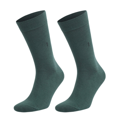Men's Bamboo Dress Socks with Seamless Toe, Crew Length, Size 8-11.5 
