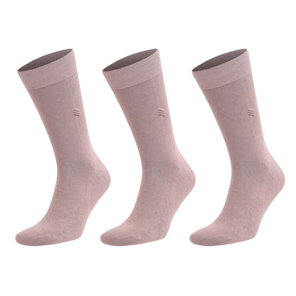 Men's Bamboo Dress Socks with Seamless Toe, Crew Length, Size 8-11.5 