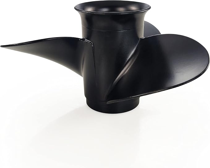 CAPTAIN Propeller 9.25 x 11.5 for Tohatsu Outboard 14 Spline RH Aluminum 3 Blade