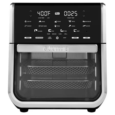 Gourmia 14Qt Air Fryer Oven Rotisserie Digital Stainless Steel Dehydrator