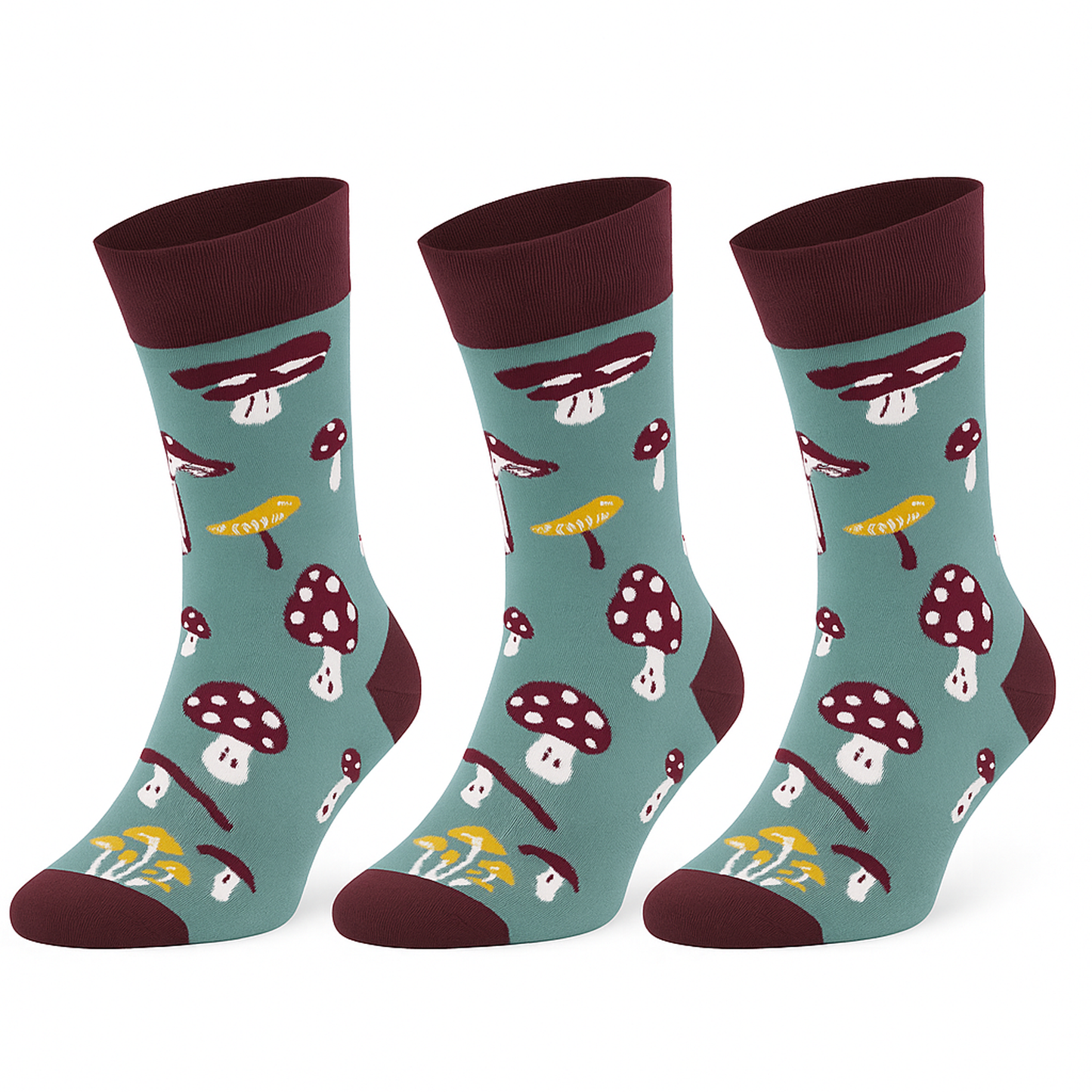 Funny Food Socks 3 Pairs Men Women Novelty Cotton Crew Unisex Gift