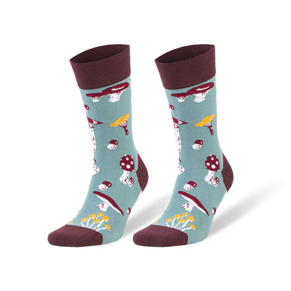 Unisex colorful cotton crew socks, 1 pair, style 13