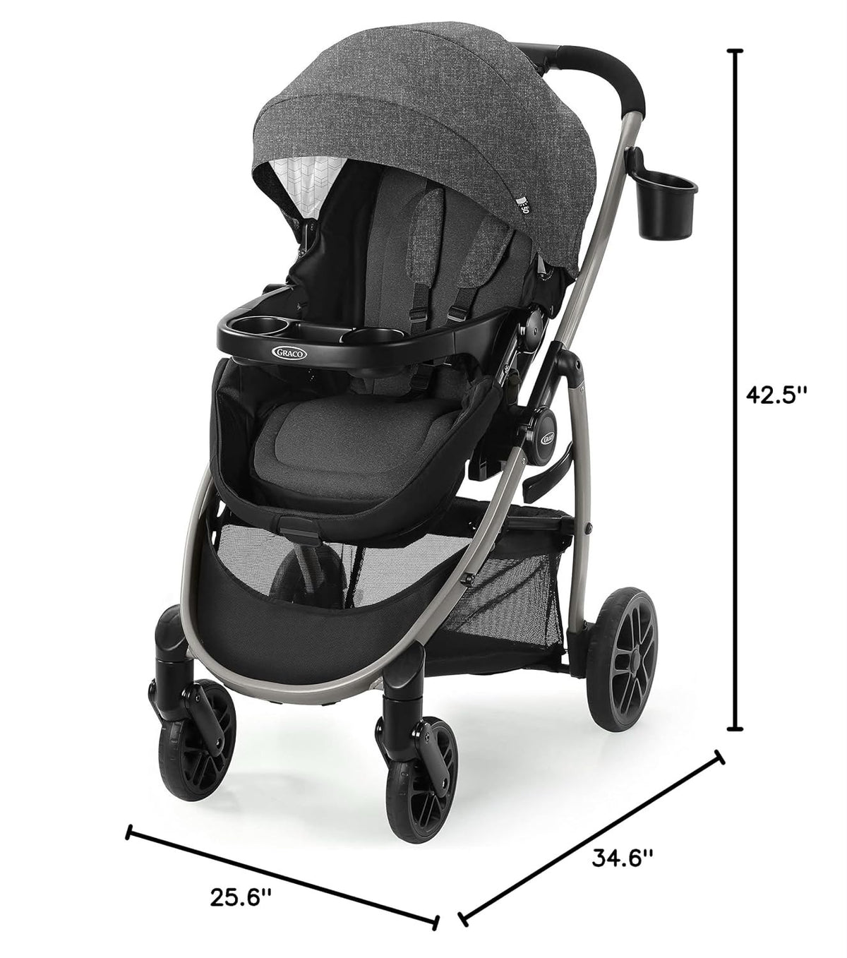 Graco Modes Pramette 3-in-1 Stroller Redmond - New
