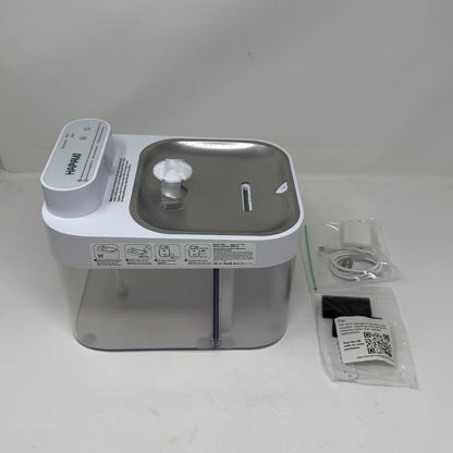 HAPAW P0018 3L Smart Cat Water Fountain WiFi 5000mAh Filterless White