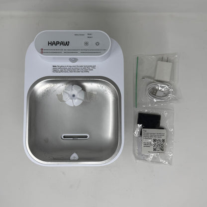 HAPAW P0018 3L Smart Cat Water Fountain WiFi 5000mAh Filterless White