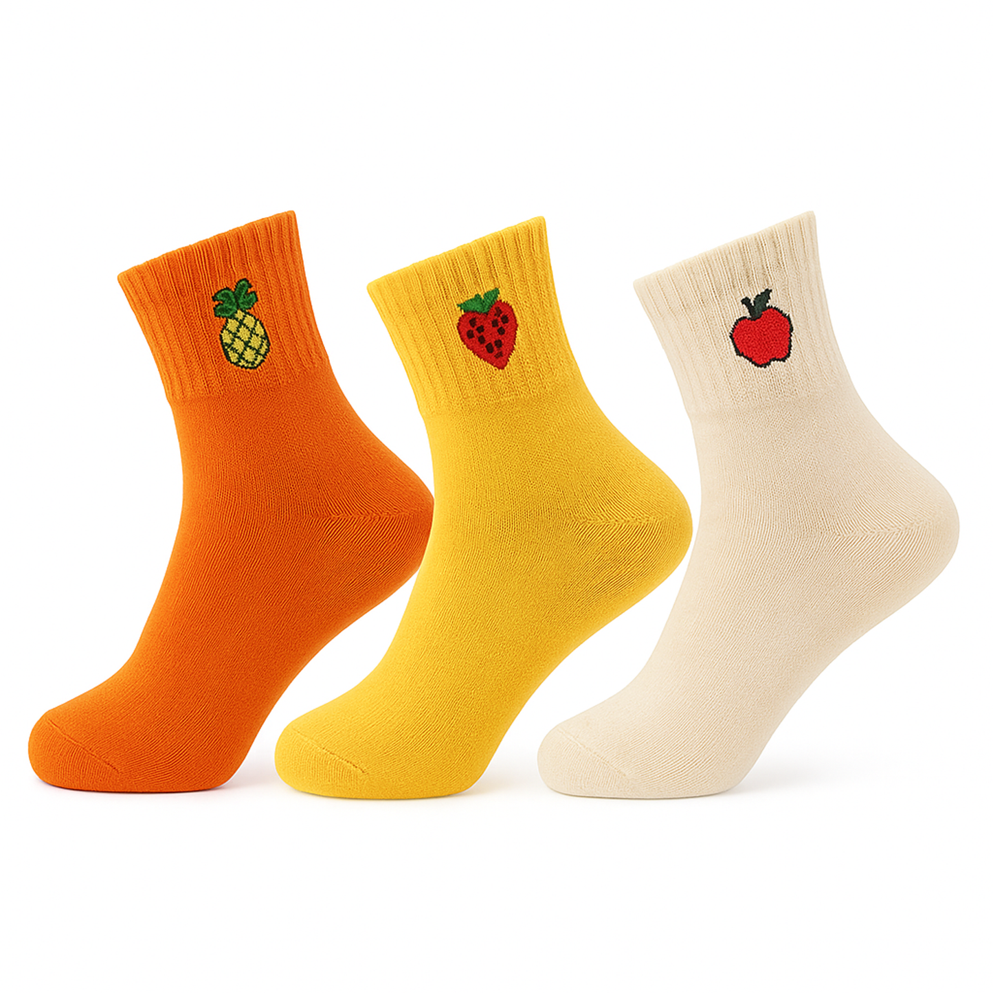Cute Ankle Socks Women 3 Pairs Kawaii Funny Novelty Cotton Daily Socks