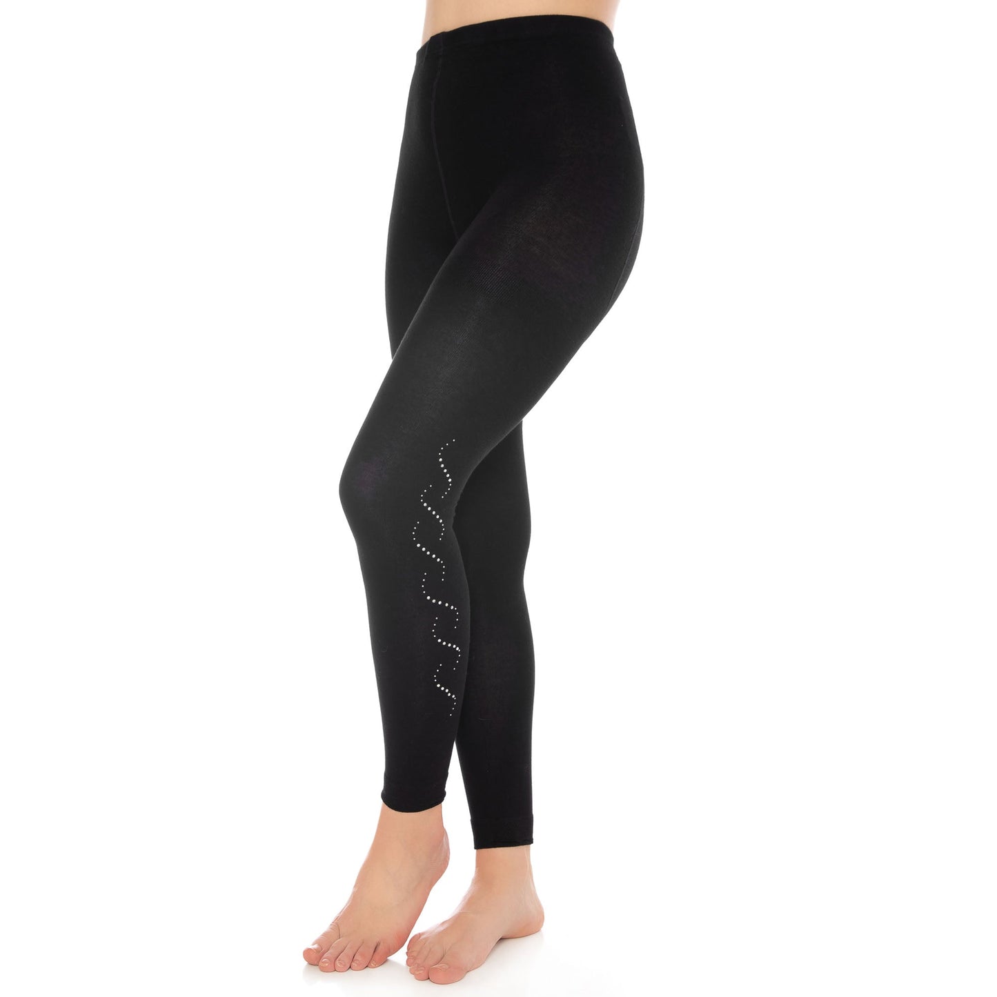 Women’s Bamboo Leggings S-M Soft Stretch Full Length Eco Friendly Pants 1 Pair