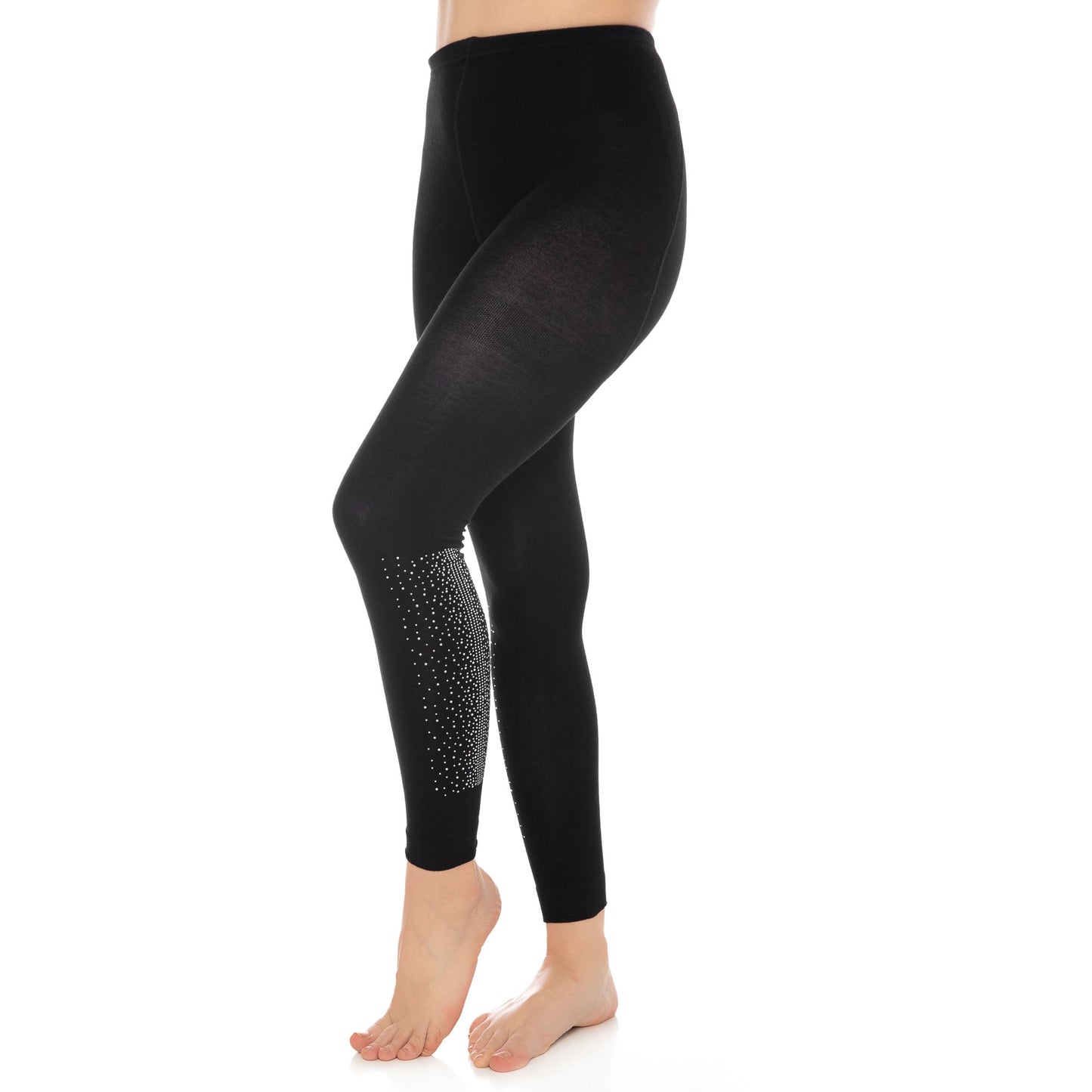 Women’s Bamboo Leggings S-M Soft Stretch Full Length Eco Friendly Pants 1 Pair