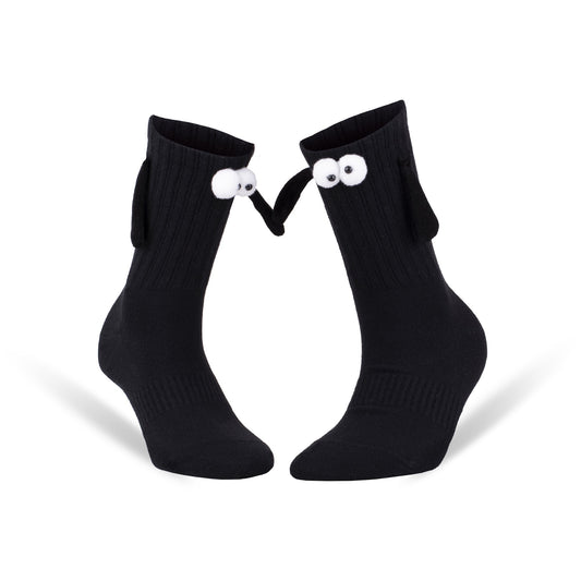 Magnetic Matching Couple Socks 1 Pair Funny Romantic Gift Unisex Size 5-10
