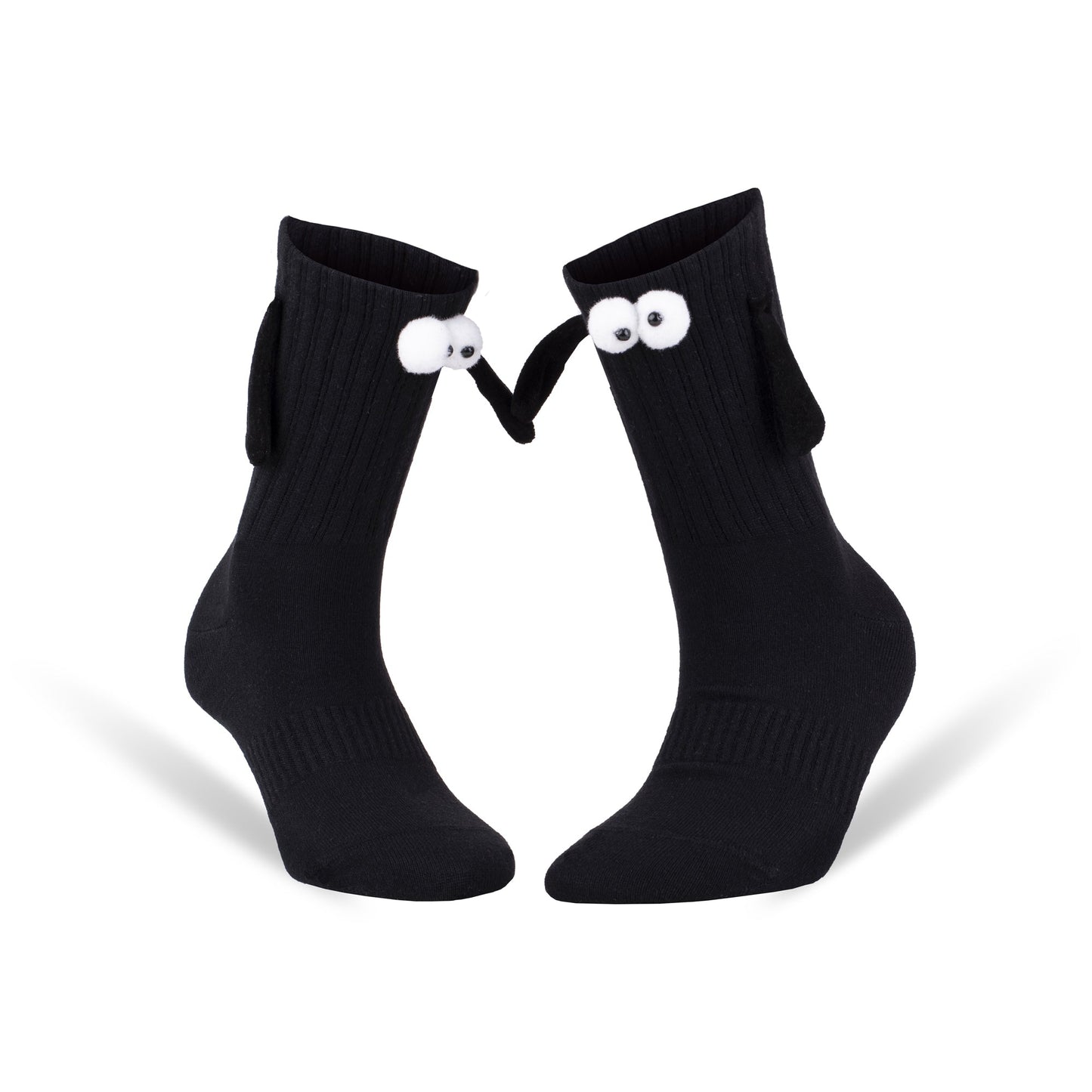 Cotton Magnetic Couple Socks 1 Pair Matching Gift Unisex Fun Novelty Size 5-10