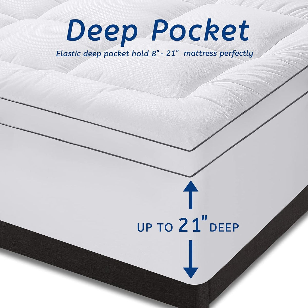 MATBEBY Full XL white topper manufacturer reference 5