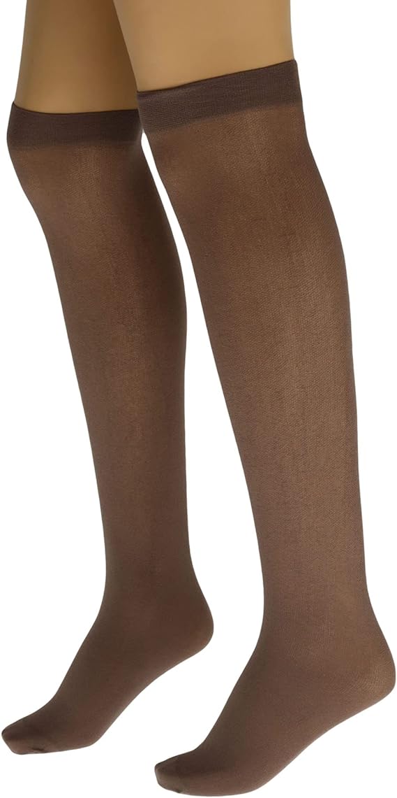 6 Pairs Women’s Over The Knee Sheer Socks 70 Denier Tear Resistant One Size