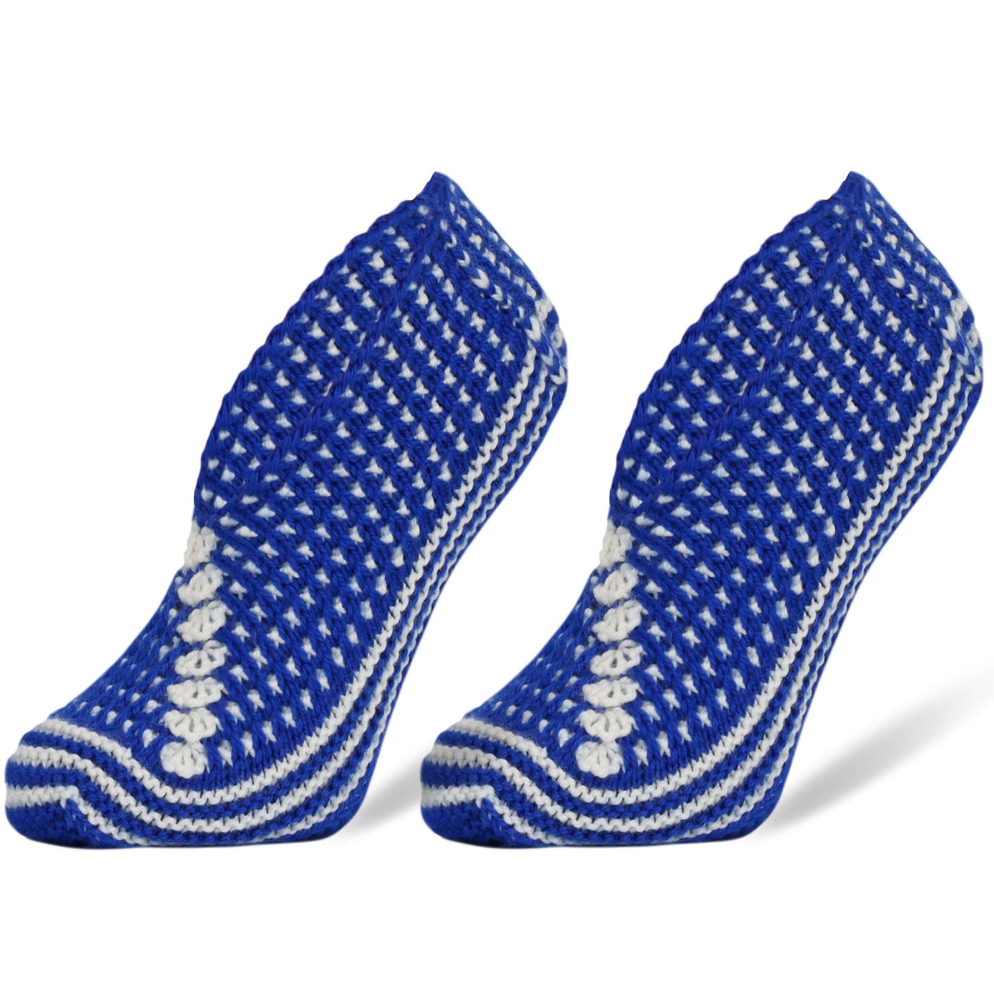 Women’s Handmade Crochet Slipper Socks Indoor Soft House Shoes Size 5–7 1 Pair
