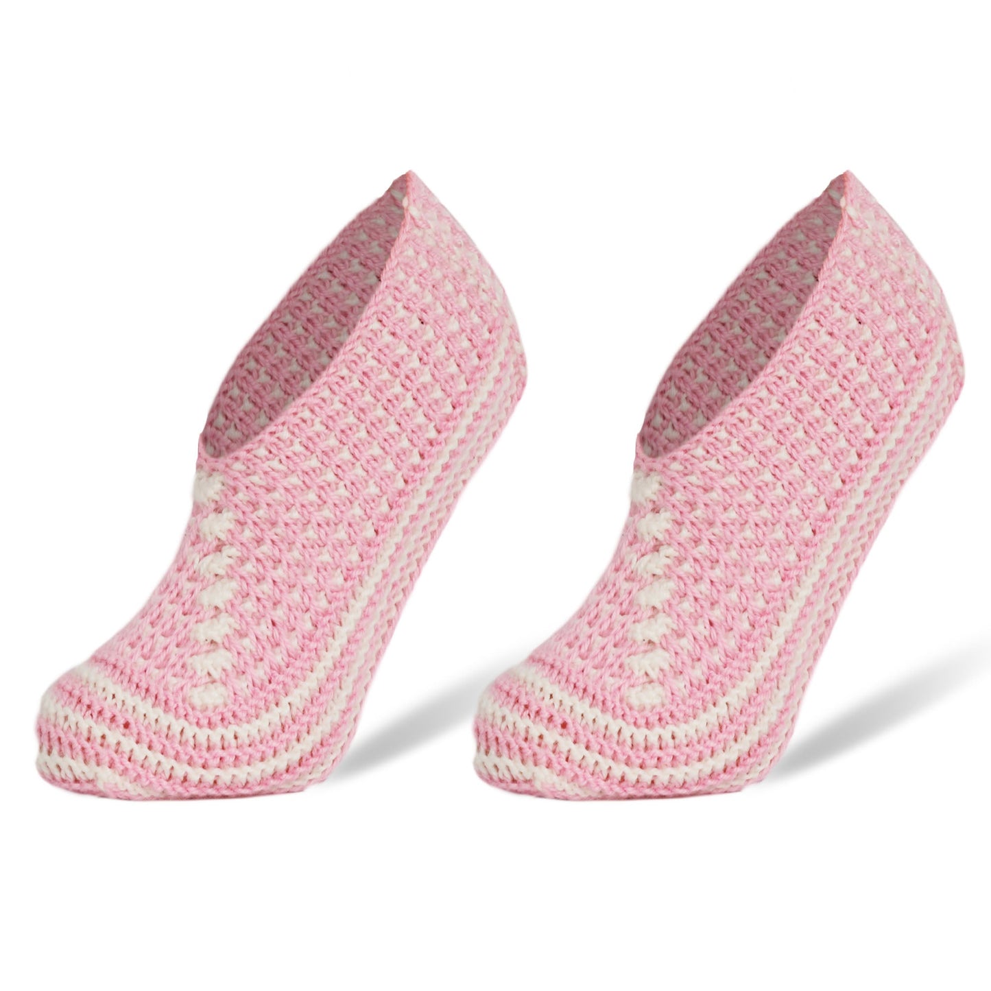 Women’s Handmade Crochet Slipper Socks Indoor Soft House Shoes Size 5–7 1 Pair