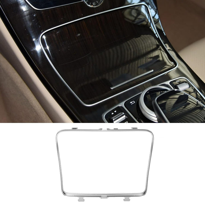 TTCR-II Cup Holder Trim for Mercedes C W205 GLC W253 Silver Chrome Open Box — manufacturer catalog reference