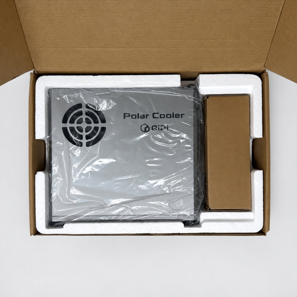 Actual QIDI Polar Cooler and packaging