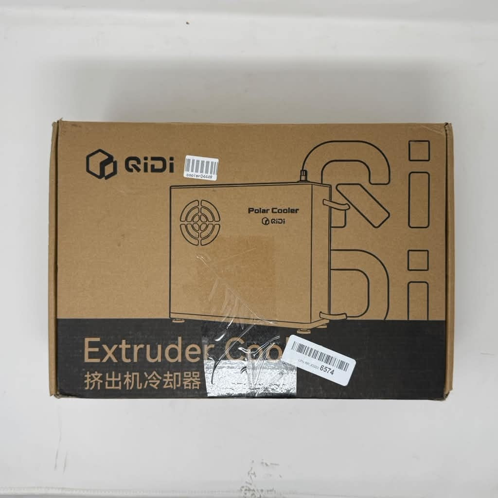 Actual QIDI Polar Cooler and packaging
