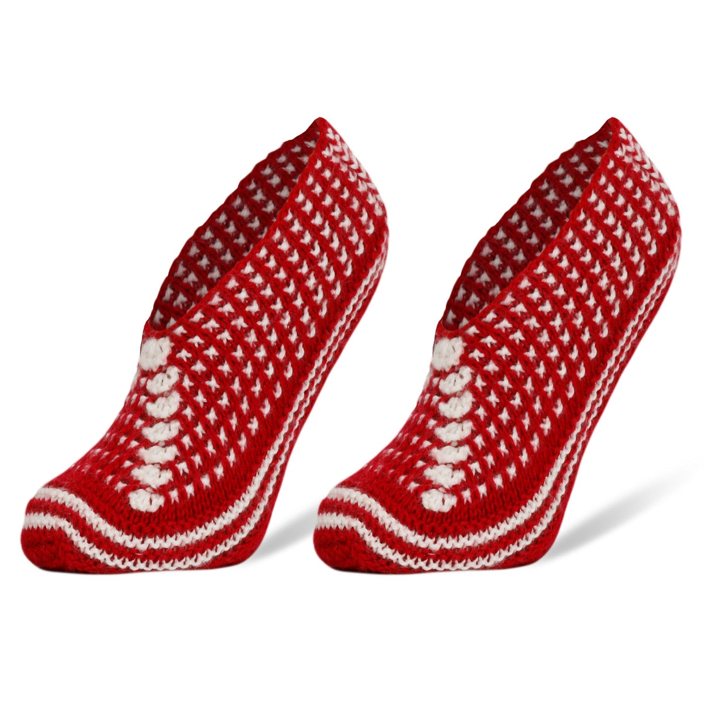 Women’s Handmade Crochet Slipper Socks Indoor Soft House Shoes Size 5–7 1 Pair