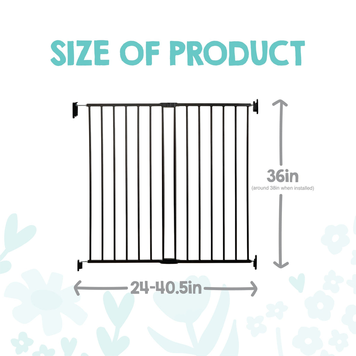 Regalo 1255B black gate manufacturer reference 6