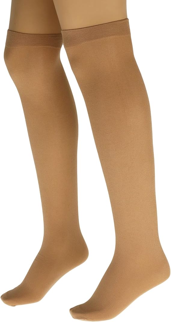 6 Pairs Women’s Over The Knee Sheer Socks 70 Denier Tear Resistant One Size