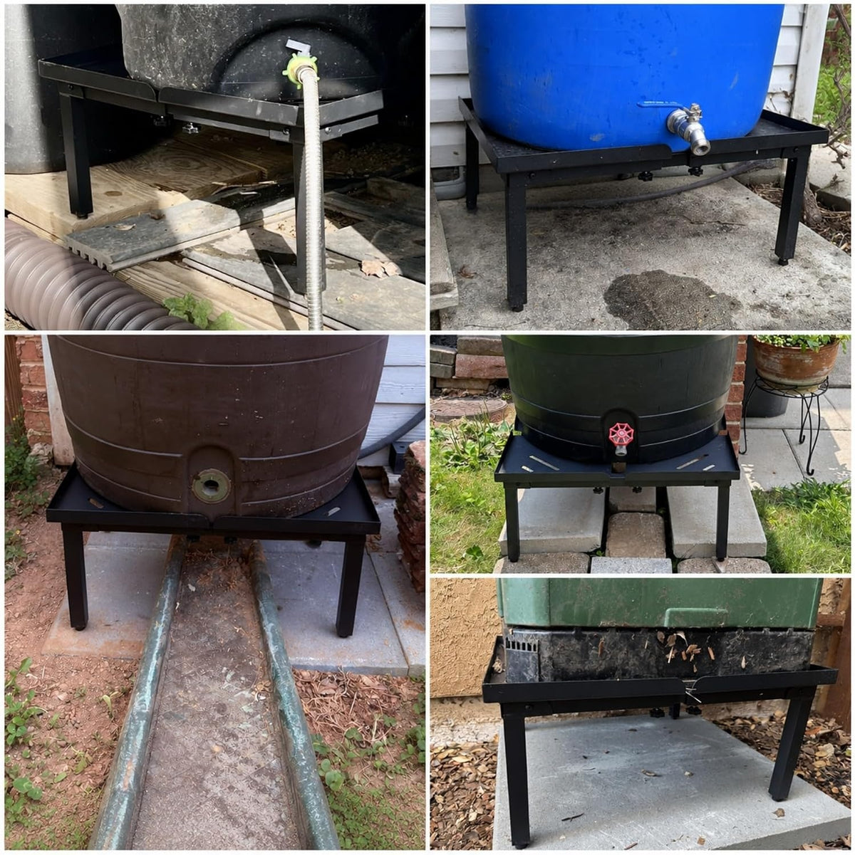 Toriexon rain barrel stand manufacturer reference