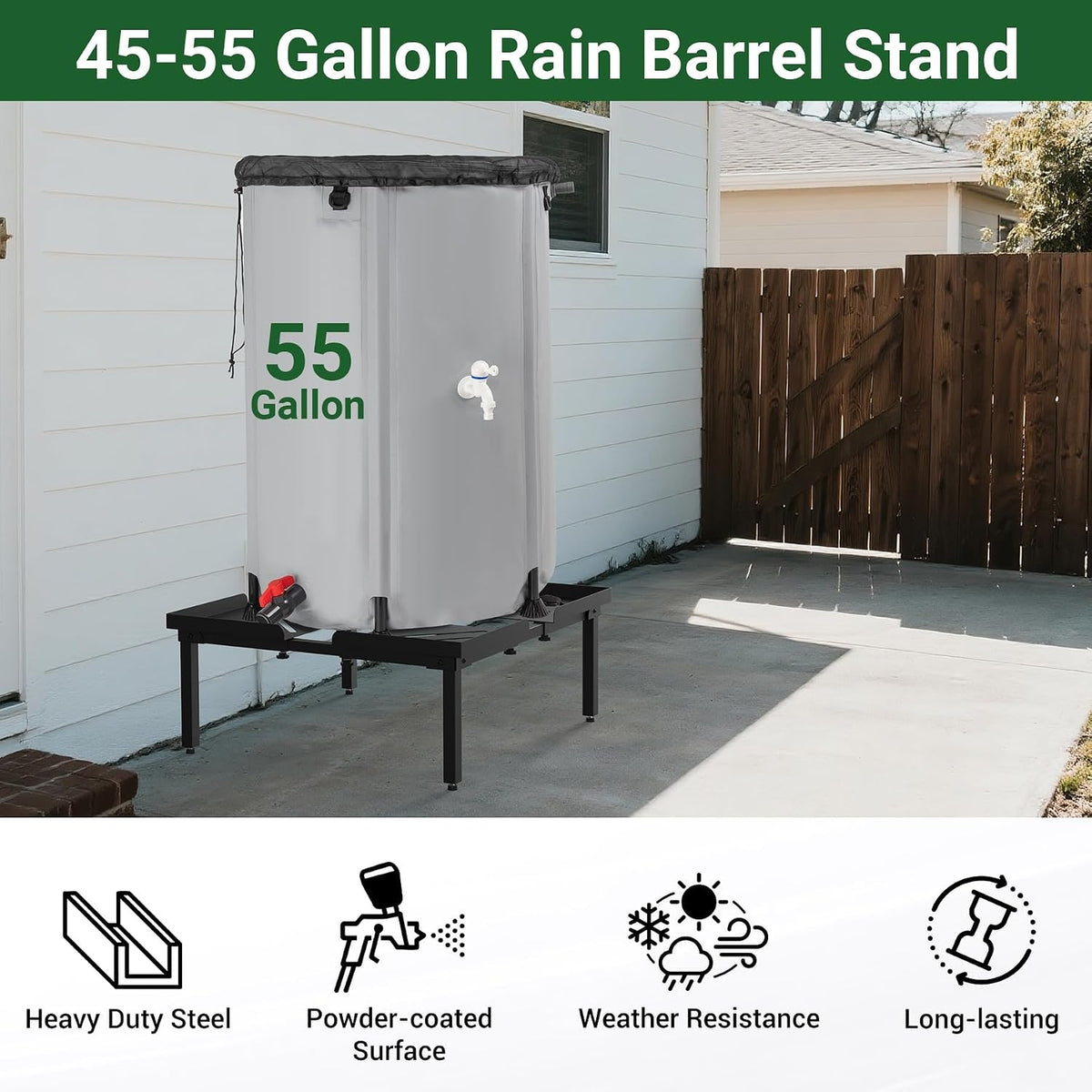Toriexon rain barrel stand manufacturer reference