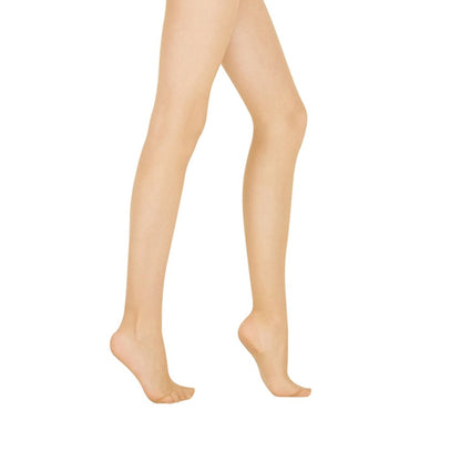 Women's 20 denier sheer control-top pantyhose, 3 pairs, in skin tone